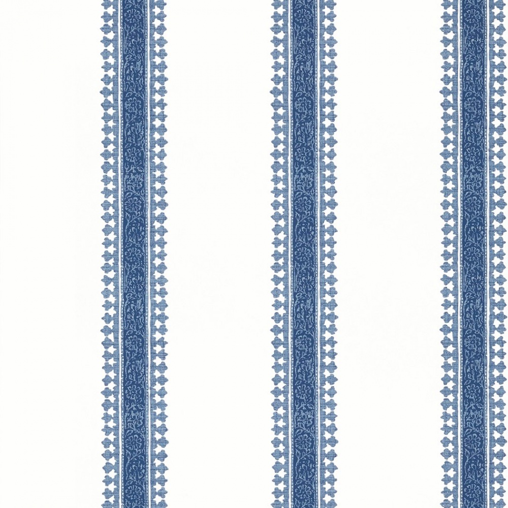 Thibaut Cambridge Stripe Wallpaper in Blue